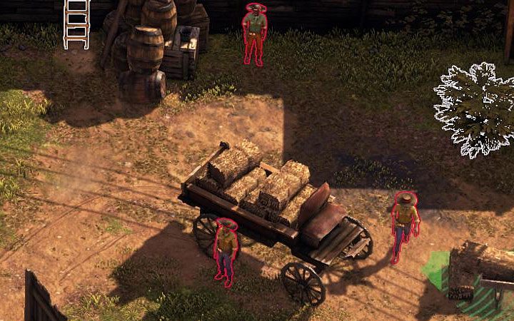Enemies in Desperados 3 can be divided into those who do not move at all and those who walk around the vicinity - Starting Tips for Desperados 3 - Game basics - Desperados 3 - game guide