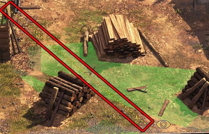 In Desperados III there is also a more advanced and extremely useful mechanics of creating field of view markers - Exploration and sneaking in Desperados 3 - Game basics - Desperados 3 - game guide