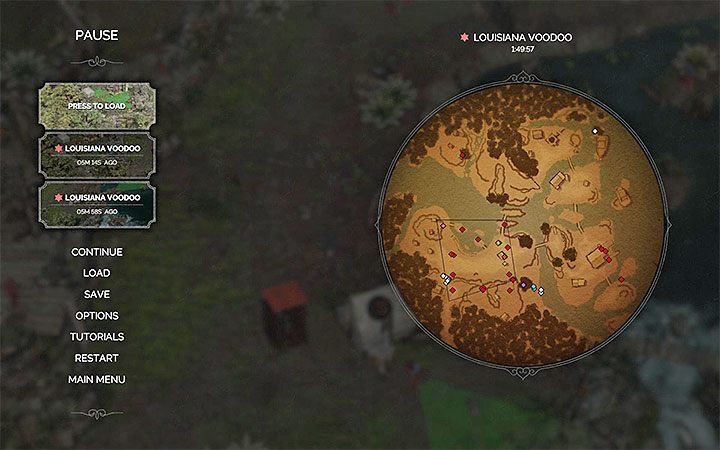 The map of the area is one of the most useful features in Desperados III - Exploration and sneaking in Desperados 3 - Game basics - Desperados 3 - game guide