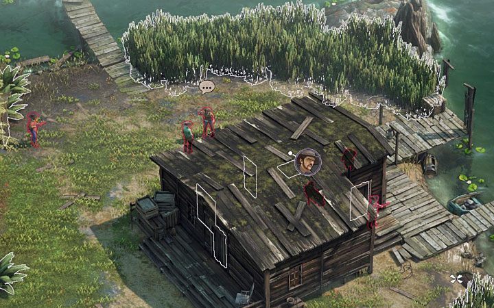 The highlighting function of objects and NPCs in the area provides great help and makes it easier to play missions in a more proper way - Exploration and sneaking in Desperados 3 - Game basics - Desperados 3 - game guide