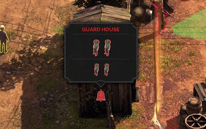 Try to avoid triggering alarms as you play through the game - Exploration and sneaking in Desperados 3 - Game basics - Desperados 3 - game guide