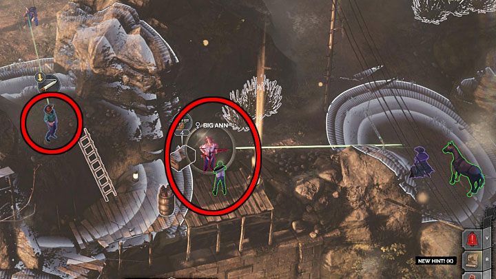 Point 5 - Be sure to save the game before you go to the hill because the last hostage can easily die - How do I save all the civilians in mission 2 in Desperados 3? - FAQ - Desperados 3 - game guide