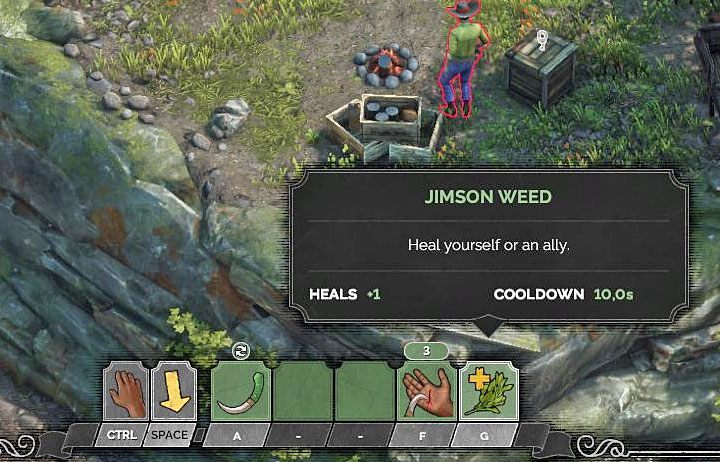 Isabelle has healing herbs that can be used to renew 1 fragment of the health bar - How to cure a wounded hero Desperados 3? - FAQ - Desperados 3 - game guide