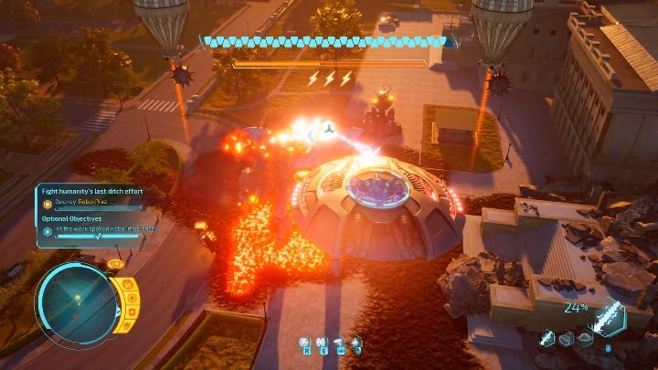 The boss can summon balloons - Destroy All Humans 2020: Robo-Prez boss fight walkthrough - Bosses - Destroy All Humans Remake Guide