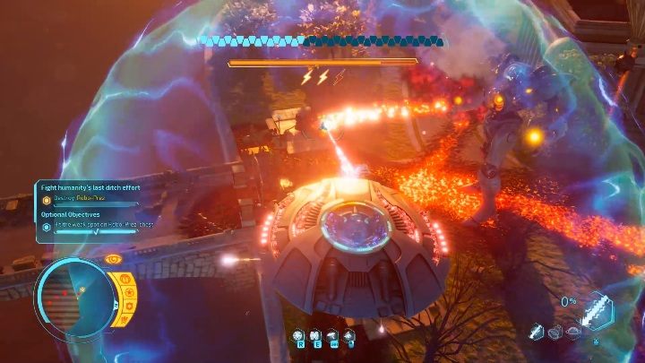 In the second phase, the boss will summon exploding balloons more often - Destroy All Humans 2020: Robo-Prez boss fight walkthrough - Bosses - Destroy All Humans Remake Guide
