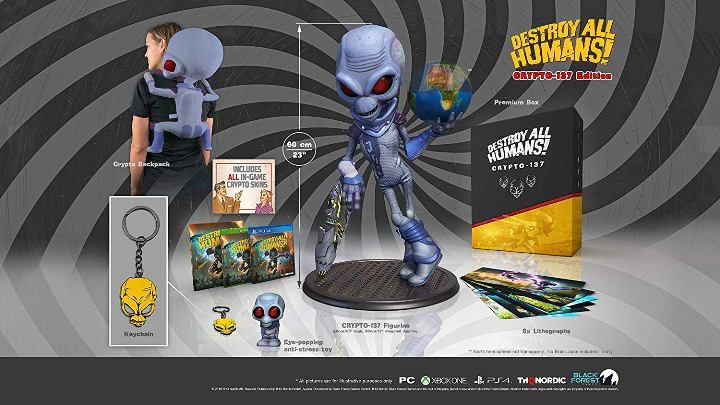 Destroy All Humans - Crypto-137 Edition includes the following items - Destroy All Humans 2020: Game editions - Appendix - Destroy All Humans Remake Guide