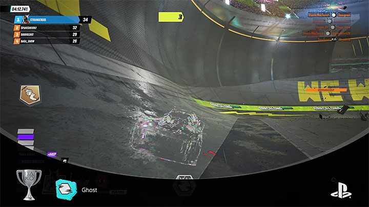 Cloak yourself using your Car Breaker and look for a chance to collide with isolated enemy vehicles - Destruction AllStars: Trophy List - Appendix - Destruction AllStars Guide