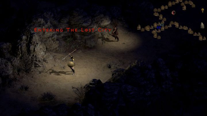 Тьма падет, как только вы войдете в Затерянный город, и будет оставаться, пока вы не закончите квест - Diablo 2 Resurrected: Tainted Sun - прохождение - Акт 2 - Diablo 2 Resurrected Guide