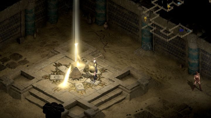 В правильной гробнице вы найдете комнату с алтарем - Diablo 2 Resurrected: Seven Tombs - прохождение - Акт 2 - Руководство по Diablo 2 Resurrected.