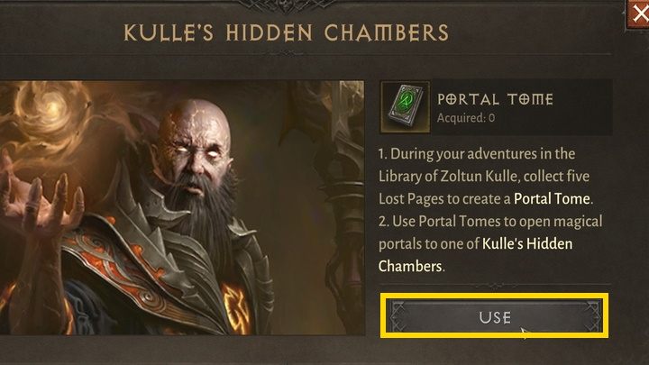 You end up in a random room after activating the portal (by clicking on the event icon in the mission panel and selecting the button visible in the quest description) - Diablo Immortal: Kulles Hidden Chambers - boss, how to beat? - Bosses - Diablo Immortal Guide