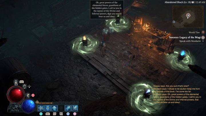 Erreiche die 4 Kessel, die angezündet werden können – Diablo 4: Sorcerer Legacy of the Magi – Prioritätsquests – Diablo 4 Guide