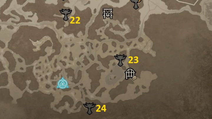 Während Sie Gale Valley erkunden, können Sie 3 Altäre von Lilith finden – Diablo 4: Karte „Altäre von Lilith“ – Fractured Peaks – Altäre von Lilith – Diablo 4 Guide