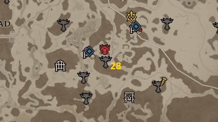 Es gibt 1 Altar in der Malnok-Festung – Diablo 4: Karte „Altäre von Lilith“ – Fractured Peaks – Altäre von Lilith – Diablo 4 Guide