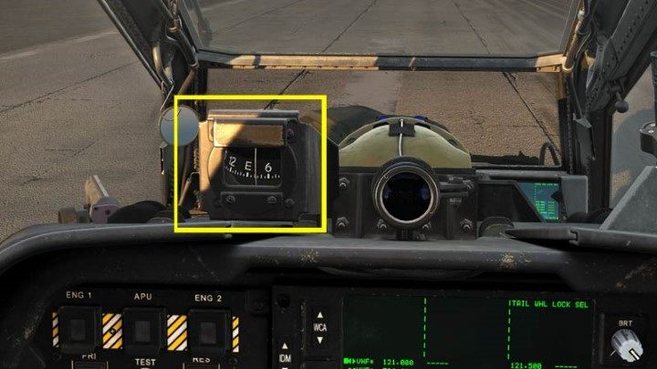 There is also a spare compass at the top - DCS AH-64D Apache: Pilot/CPG Cockpits and Controls - Basics - DCS AH-64 Apache Guide