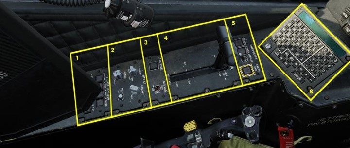 Right console - DCS AH-64D Apache: Pilot/CPG Cockpits and Controls - Basics - DCS AH-64 Apache Guide