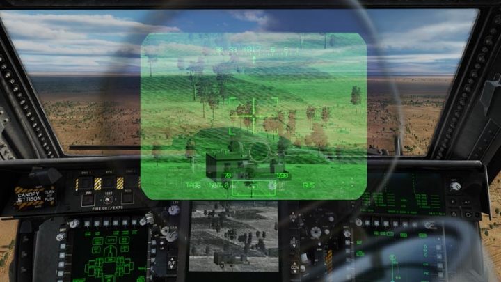 Drücken Sie die SLAVE-Taste am rechten Griff (RHG) oder an der Stelle, an der Sie sie in den Steuerungseinstellungen zugewiesen haben – DCS AH-64D Apache: Sichtquelle und Erfassungsquelle – Systeme und Sensoren – DCS AH-64 Apache Guide