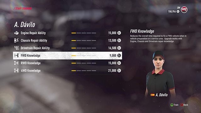 At the beginning you should focus on developing your crew. - Career and Rallycross modes in DiRT Rally 2.0 - Basics - DiRT Rally 2.0 Guide