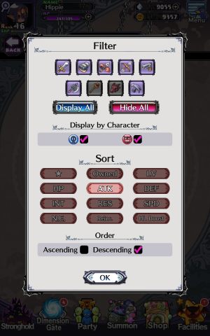 Karakter Listesi - Disgaea RPG: Parti - Temel Bilgiler - Disgaea RPG Guide için filtreler içeren bir pencere açmak için Sırala'ya tıklayın Karakter Listesi - Disgaea RPG: Parti - Temel Bilgiler - Disgaea RPG Guide için filtreler içeren bir pencere açmak için Sırala'ya tıklayın