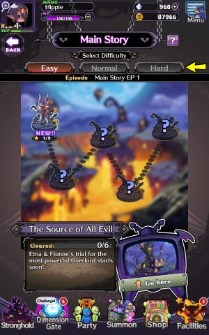 The main missions are divided into several chapters - Disgaea RPG: Dimension Gate - Basics - Disgaea RPG Guide
