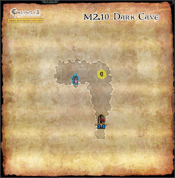 1 - World Atlas - Broken Valley - M2.10 Dark Cave - World Atlas - Broken Valley - Divinity II: Ego Draconis - Game Guide and Walkthrough