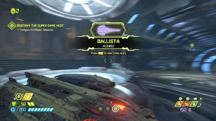 Action - shoots a beam of heated energy that cuts through enemies, additionally destroying enemy shields - Doom Eternal: List of all weapons - Basics - Doom Eternal Guide