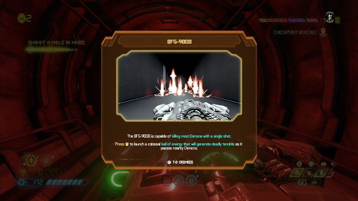 Action - a well-known gun that fires green plasma projectiles - Doom Eternal: List of all weapons - Basics - Doom Eternal Guide