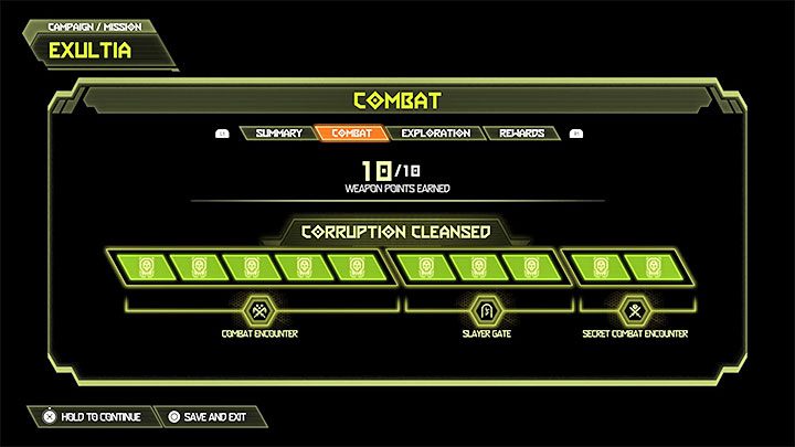 The Demonic Corruption Meter is available from mission 2 - Doom Eternal: Starting tips and guide - Basics - Doom Eternal Guide