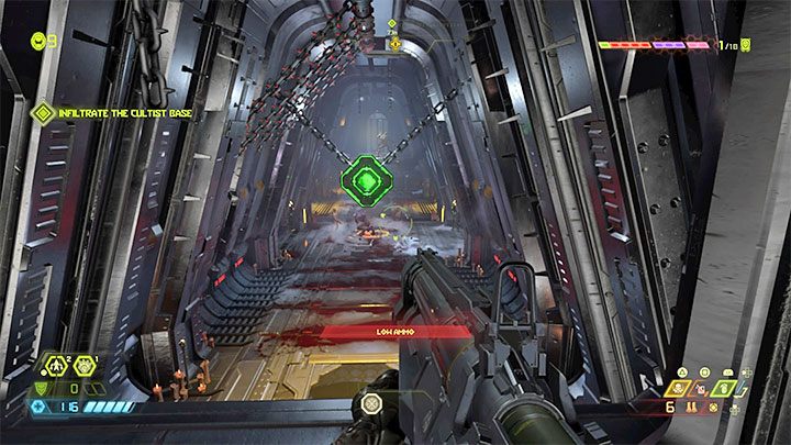 During map exploration in Doom Eternal you may come across large green buttons - Doom Eternal: Starting tips and guide - Basics - Doom Eternal Guide