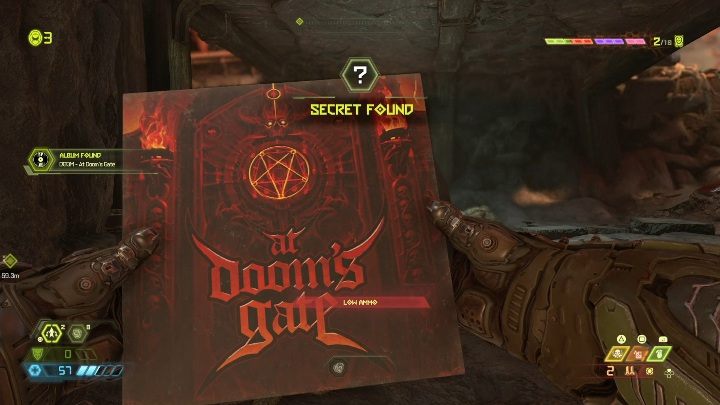После того, как вы разрушили проход, вы должны идти, пока не дойдете до конца туннеля - Doom Eternal: карты секретов и местоположение Exultia - Коллекционные предметы и секреты - Руководство Doom Eternal