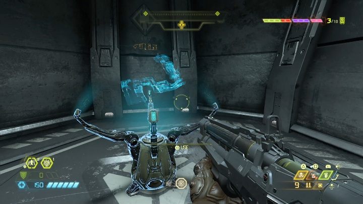 There is a map around the metal elevator - Doom Eternal: Cultist Base secrets maps and location - Collectibles and secrets - Doom Eternal Guide