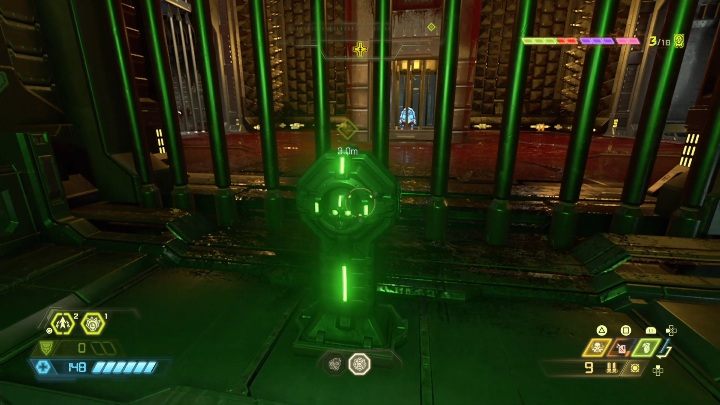 To get to the crystal, you need to open a passage - Doom Eternal: Cultist Base secrets maps and location - Collectibles and secrets - Doom Eternal Guide