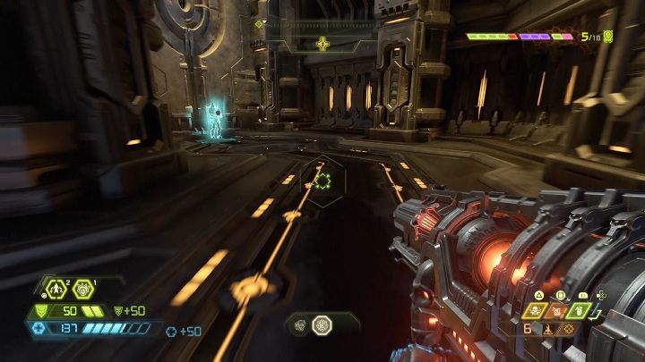 At the very end of the map, you will find a place with perks - Doom Eternal: Cultist Base secrets maps and location - Collectibles and secrets - Doom Eternal Guide