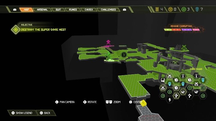9 - Doom Eternal: Super Gore Nest secrets maps and location - Collectibles and secrets - Doom Eternal Guide