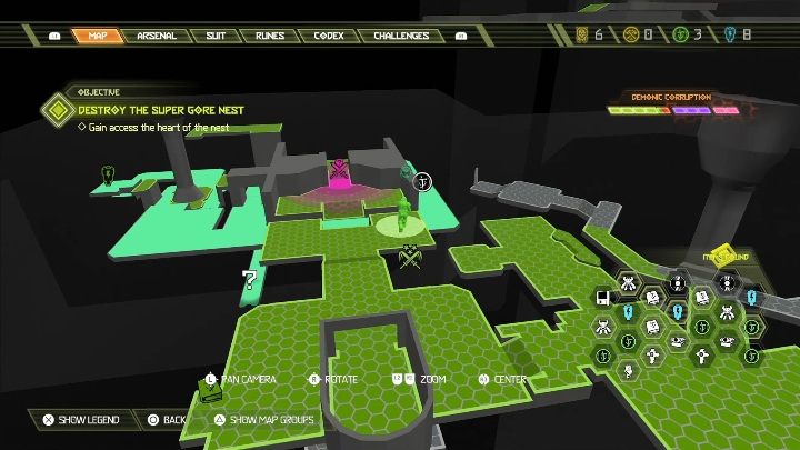 13 - Doom Eternal: Super Gore Nest secrets maps and location - Collectibles and secrets - Doom Eternal Guide