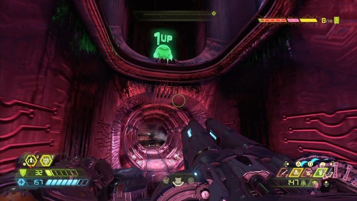 The first extra life is found in the ventilation shaft - Doom Eternal: Urdak secrets maps and location - Collectibles and secrets - Doom Eternal Guide