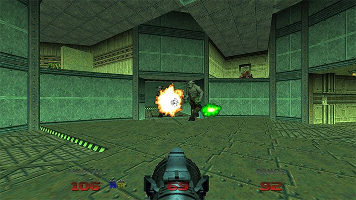 Der Raketenwerfer ist eine ausgezeichnete Waffe, um alle stärkeren Dämonenarten zu schwächen, aber Sie müssen ihn mit Vorsicht verwenden – Doom Eternal: Doom 64 – Tipps zum Überleben – Doom 64 – Doom Eternal Guide