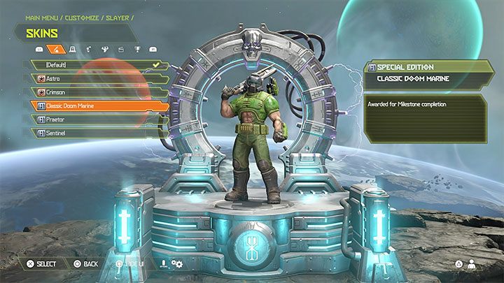 Neue Rüstungen sind im Hauptmenü verfügbar – Doom Eternal: Aussehen des Helden – wie kann man es ändern?  – Kampagne – Doom Eternal Guide