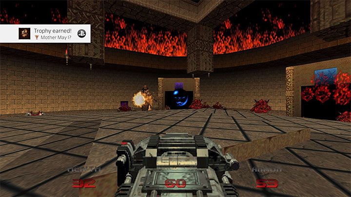 The final boss - The Mother of All Demons will appear in the middle of the arena after you have eliminated all enemy forces - Doom Eternal: Doom 64 - list of trophies - Doom 64 - Doom Eternal Guide