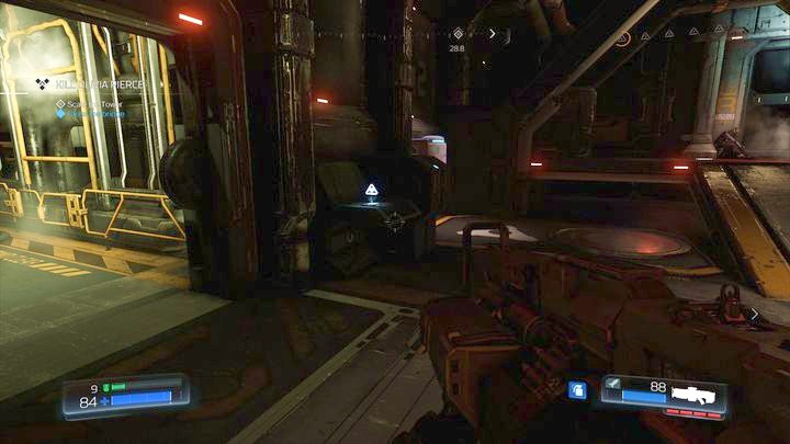 Further road will lead you to a place in which you will encounter Olivia - Argent Energy Tower | Walkthrough - Walkthrough - Doom Game Guide & Walkthrough