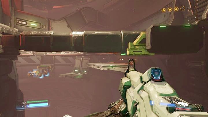 Use the elevator next to the control panel after unlocking the secret - Argent Energy Tower | Walkthrough - Walkthrough - Doom Game Guide & Walkthrough