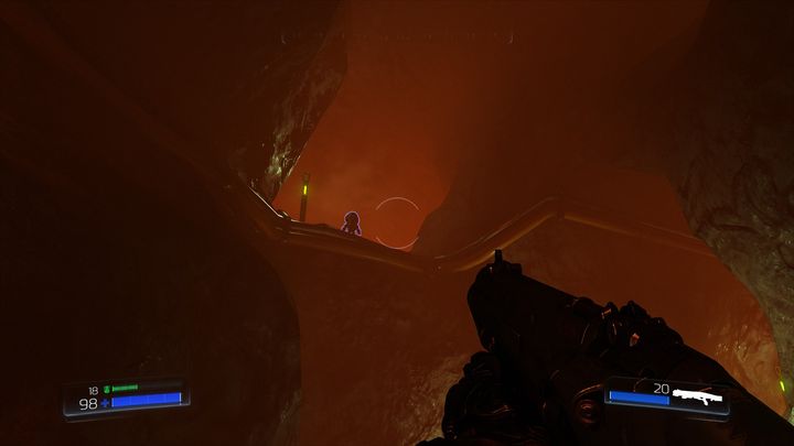 On the left you will find the first elite guard - The UAC | Walkthrough - Walkthrough - Doom Game Guide & Walkthrough