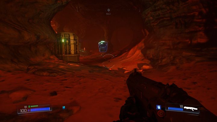 When you will be returning, climb on the wall ahead - The UAC | Walkthrough - Walkthrough - Doom Game Guide & Walkthrough