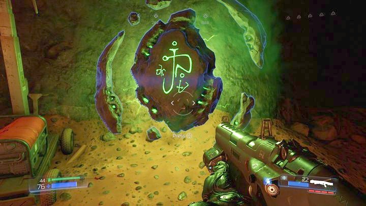 The rune stone will be waiting for you there - Argent Facility | Secrets - Secrets - Doom Game Guide & Walkthrough