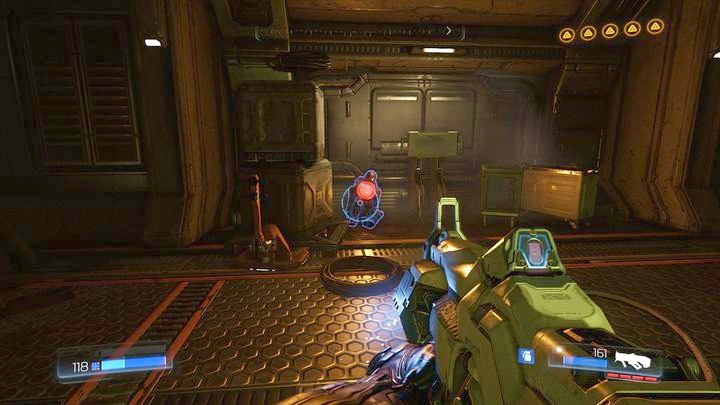 The last guard is lying in the corridor which leads to the Argent processor - Argent Facility | Secrets - Secrets - Doom Game Guide & Walkthrough