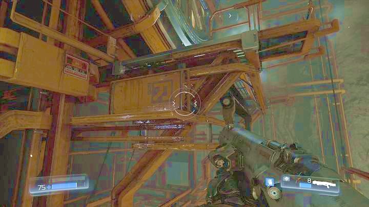 Go back there after killing all enemies and then go to the opposite side of the narrow sidewalk - Resource Operations | Secrets - Secrets - Doom Game Guide & Walkthrough