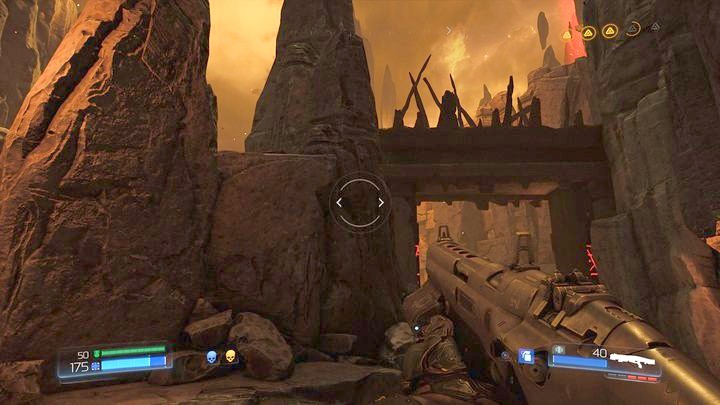 Start climbing upstairs after completing the second Rune Trial - Kadingir Sanctum | Secrets - Secrets - Doom Game Guide & Walkthrough