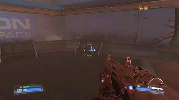 Use Automap on the right side of the room once the battle is over - Destroyed Argent Facility | Walkthrough - Walkthrough - Doom Game Guide & Walkthrough