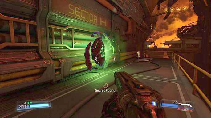 It will lead you to the Rune Trial - Armored Offensive - Destroyed Argent Facility | Walkthrough - Walkthrough - Doom Game Guide & Walkthrough