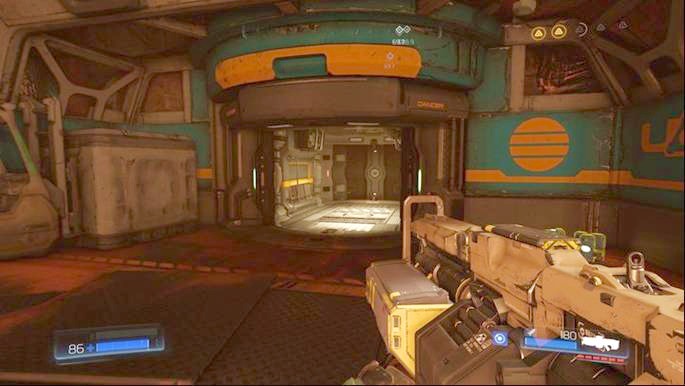 At some point you will reach the second Gore Nest which you must destroy - Advanced Research Complex | Secrets - Secrets - Doom Game Guide & Walkthrough