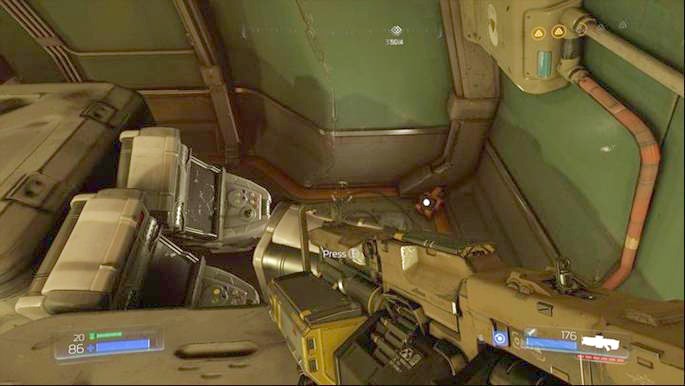 Check the right corner of the room once you complete the first Rune Trial - Advanced Research Complex | Secrets - Secrets - Doom Game Guide & Walkthrough